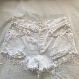 Free People denim shorts